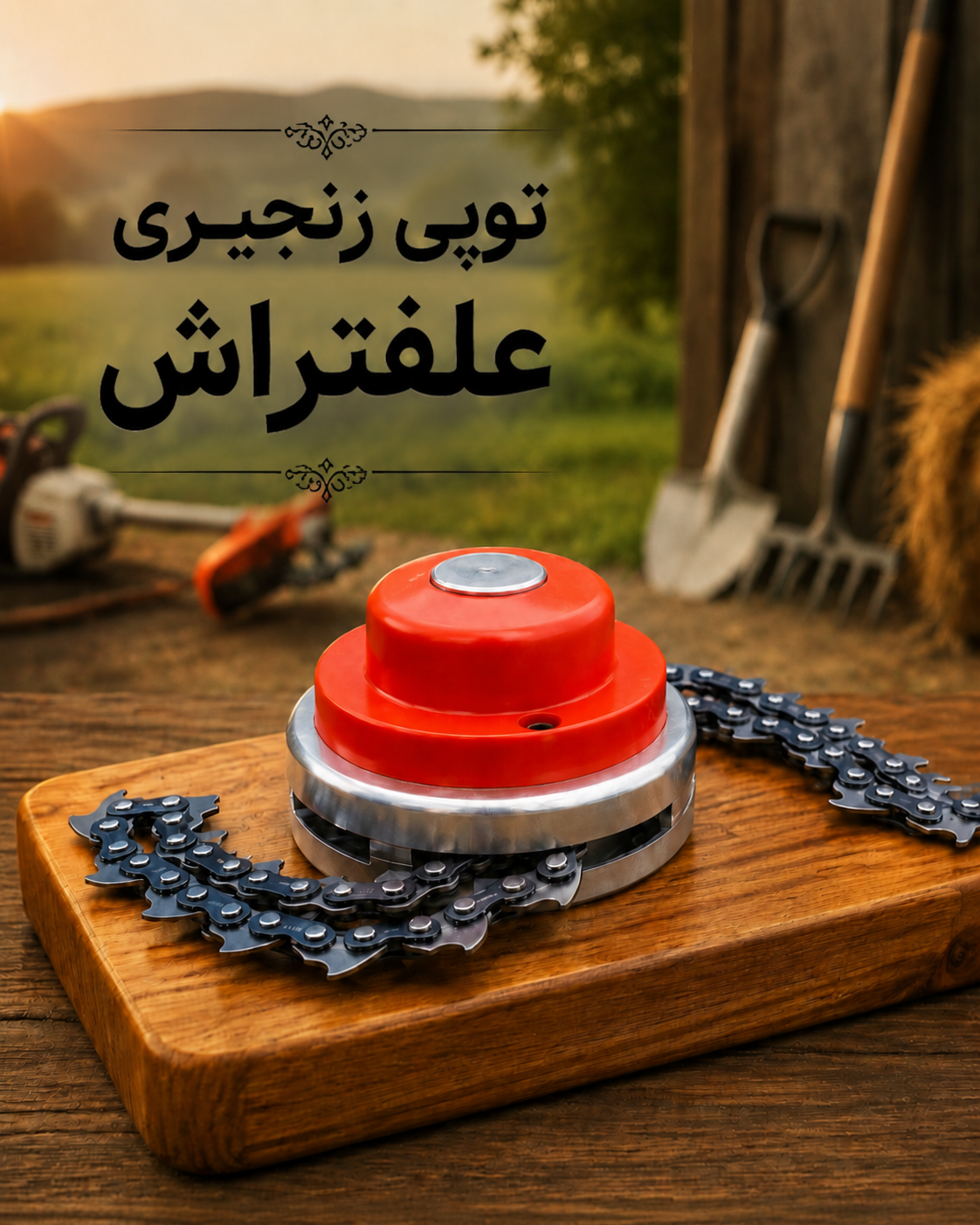 توپی زنجیری علفتراش